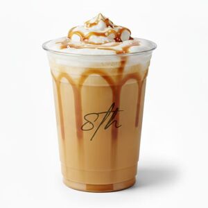 Salted Caramel Macchiato  - 8th Cafe dubai