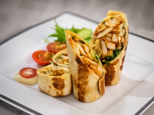Chicken Tandoori Wrap - Cafe Peloton dubai