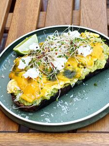 Drivu Pesto Avocado & Egg Toast