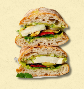 Drivu Grilled Halloumi Sandwich