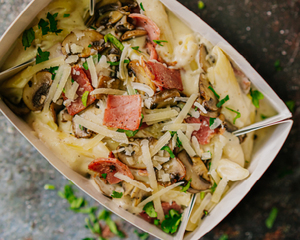 Drivu Bacon & Mushroom Pasta