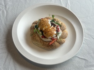 Egg Simit  - Sla Cafe Al Wasl dubai