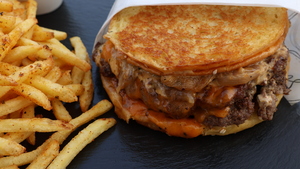 Drivu Smashed Beef Burger