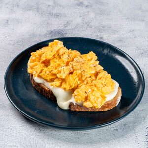 Drivu Cheesy Eggs on Sourdough