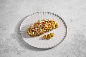 Drivu Avocado Toast with Scrambled Egg