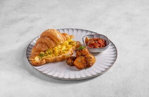 Drivu Croissant with Scrambled Egg