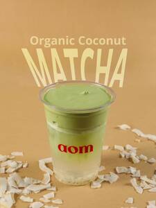 Organic Coconut Matcha - AOM Cafe sharjah