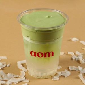 Organic Coconut Matcha - AOM Cafe sharjah