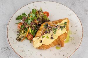 Drivu Poached Egg Croissant