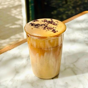 Drivu Butterscotch Iced Latte