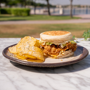 Crispy Chicken Muffin - Lazy Cat dubai