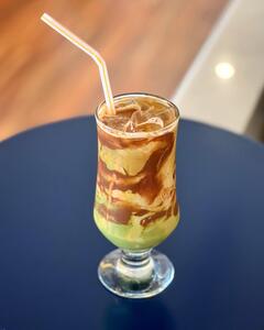 Drivu Pistachio Chocolate Latte