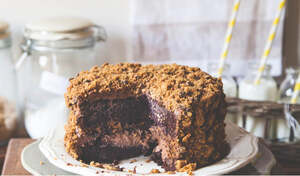 Drivu Chocolate Chip Cookie Cake Slice