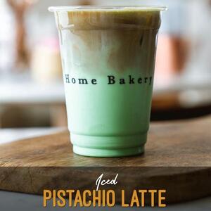 Drivu Iced Pistachio Latte