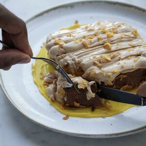 Drivu Saffron Karak French Toast