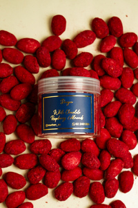 White Chocolate Raspberry Almonds ( S) - Murban abu-dhabi