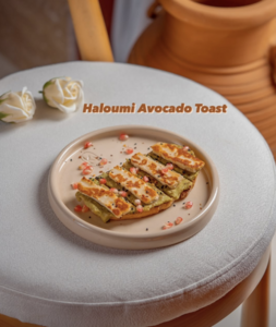 Drivu Halloumi Toast with Avocado