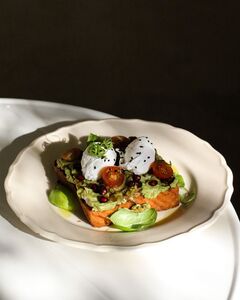 Drivu Avo Feta with Poached Egg