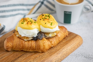 Drivu Truffle Benedict