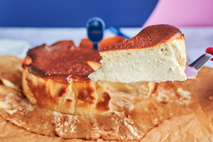 Drivu San Sebastian Cheesecake Slice