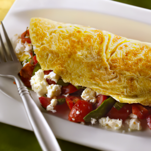 Drivu Spinach Feta Omelette
