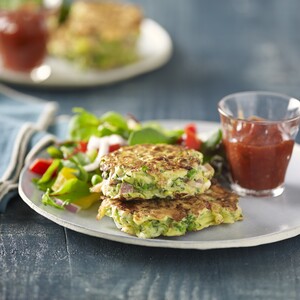 Drivu Zucchini & Fetta Fritters 