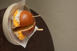 Egg Bun With Mushroom  - Como Lounge Dubai dubai