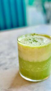 Drivu Salted Vanilla Matcha Frappe