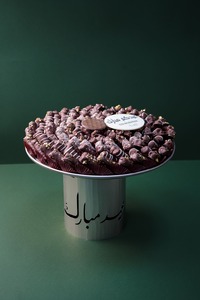 Drivu Eid Rose Gold Steel Tray  mix flutes