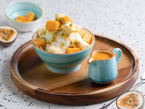 Drivu Mango Passion Fruit Bingsu Ice Cream