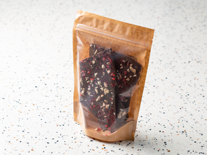 Drivu Almond Rose Candy Milk Chocolate Bark - 250 grams