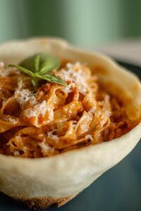 Drivu Fettuccini Con Salsa Romano