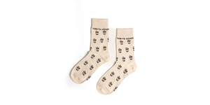 Drivu Toby’s Logo all over Socks - Beige | جوارب بشعار توبيز كامل - بيج
