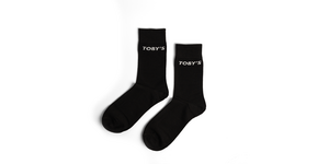 Drivu Toby’s Logo Socks - Black | جوارب بشعار توبيز - أسود