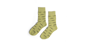 Drivu Toby’s Logo all over Socks - Green | جوارب بشعار توبيز كامل - أخضر