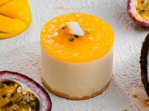 Drivu Mini Mango Coconut Cheesecake 