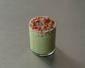 Drivu Matcha Strawberry Sago