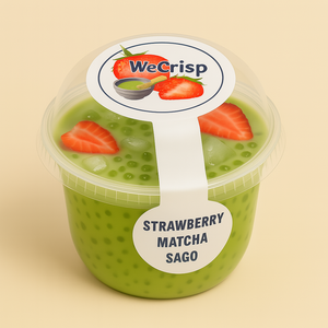 Drivu Strawberry Matcha Sago