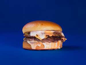 Drivu Four cheese Signature Beef Burger