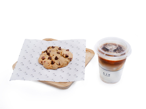 Drivu Chocolate Chip Cookie and Hot or Iced Coffee