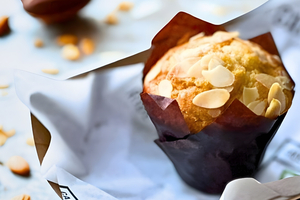 Almond Muffin - Cafe Peloton dubai
