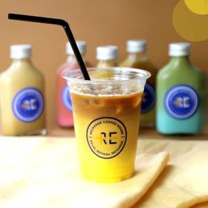 Drivu Iced Saffron Latte