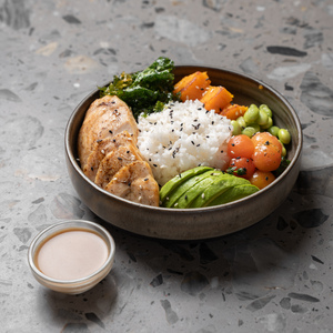 Drivu Grilled Chicken Katsu Rice Bowl