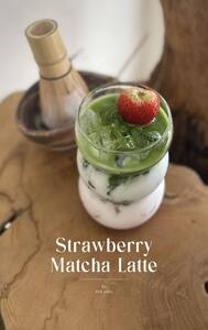Drivu Strawberry Matcha Latte
