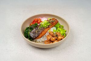 Drivu Sweet Glazed Salmon Bowl
