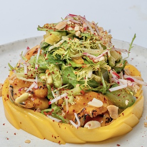 Drivu Prawn Mango Yuzu Salad