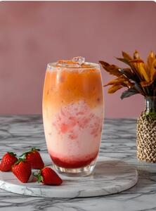 Drivu Strawberry Thai Tea