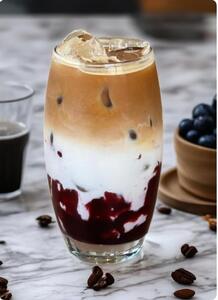 Drivu Blueberry Iced Latte