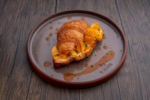 Drivu Egg And Chips Croissant