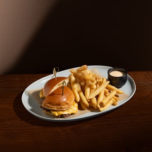 Double Smashed Beef Burger - Sugar & Salt  abu-dhabi